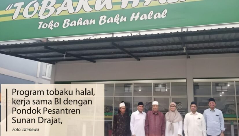 Program tobaku halal, kerja sama BI dengan Pondok Pesantren Sunan Drajat