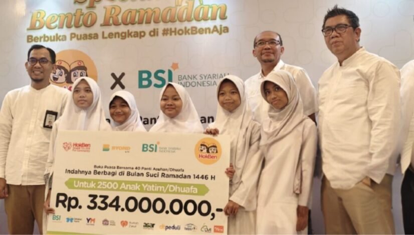 Peluncuran Menu Terbaru Hokben dalam Acara Berbuka Bersama 40 Panti Asuhan dan Dhuafa