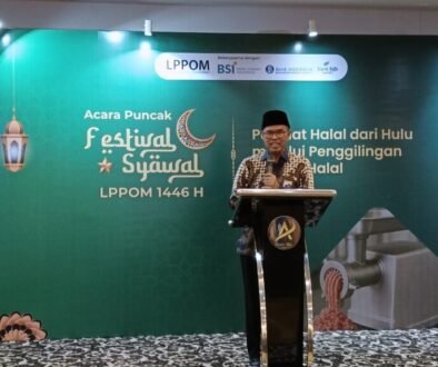 Putu Rahwidhiyyasa saat di acara Festival Syawal LPPOM