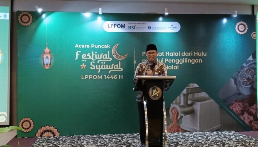Putu Rahwidhiyyasa saat di acara Festival Syawal LPPOM