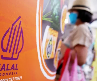 Psikologi warna ungu logo halal